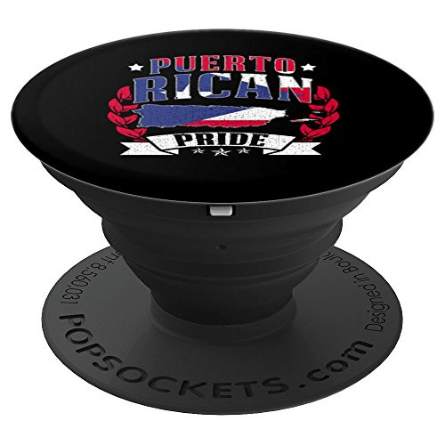 Puerto Rico Puerto Rican Pride Flag Roots PopSockets Grip and Stand for Phones and Tablets