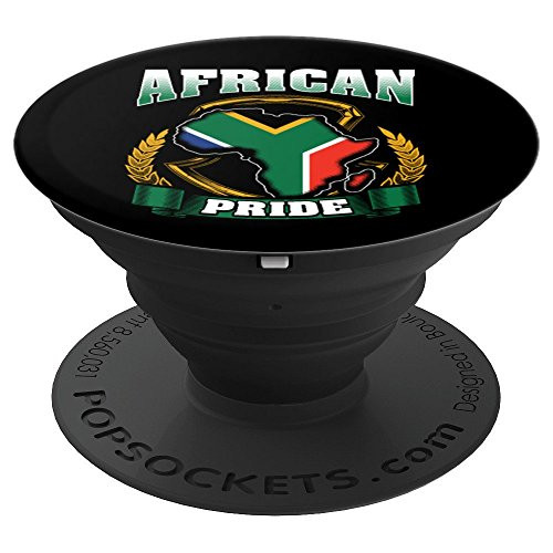 African Pride Africa Flag Roots Black Pride PopSockets Grip and Stand for Phones and Tablets
