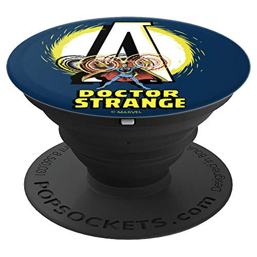Marvel Avengers Doctor Strange Retro Logo PopSockets Grip and Stand for Phones and Tablets