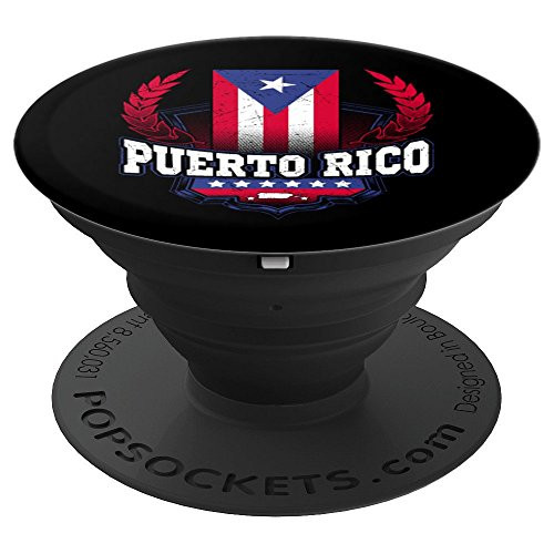 Puerto Rico Pride Flag Roots Heritage PopSockets Grip and Stand for Phones and Tablets