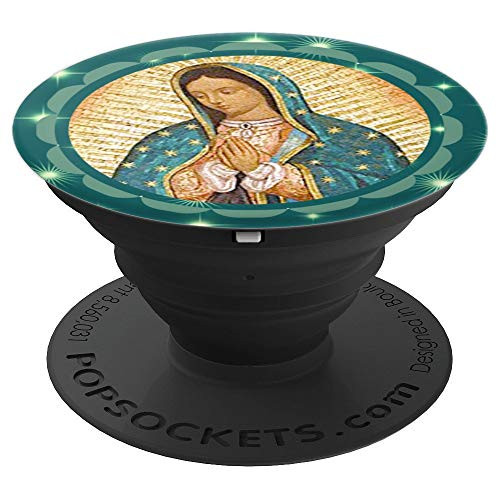 Our Lady of Guadalupe La Virgen de Guadalupe Phone Grip PopSockets Grip and Stand for Phones and Tablets