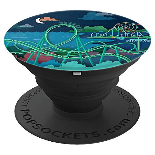 Raptor Roller Coaster PopSockets Grip and Stand for Phones and Tablets