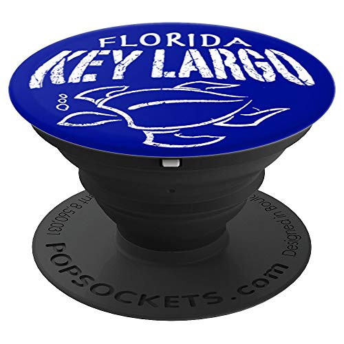 Key Largo Florida Souvenir Vacation Gift Sea Turtle PopSockets Grip and Stand for Phones and Tablets