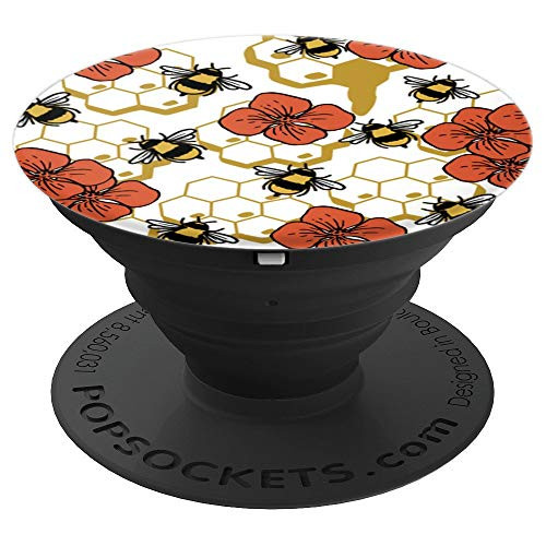 Bee Bumblebee Honey Bees Queen PopSockets Grip and Stand for Phones and Tablets Bee Bumblebee Honey Bees Queen PopSockets Grip and Stand for Phones and Tablets