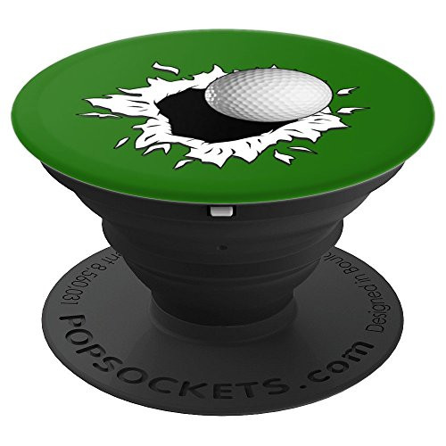 Golf Ball Funny Golfers Gift PopSockets Grip and Stand for Phones and Tablets