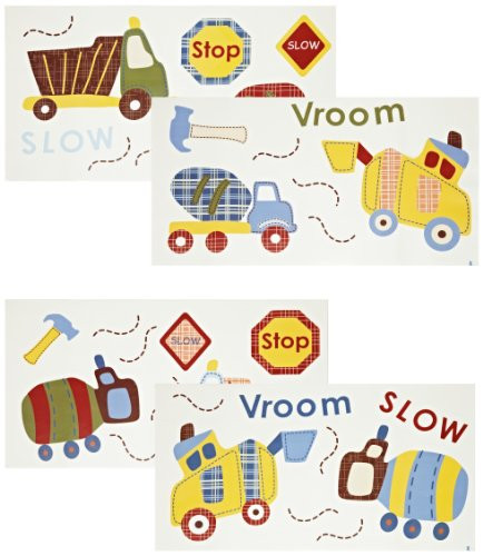 CoCo   Company Road Work Removable Wall Appliques  Discontinued by Manufacturer
