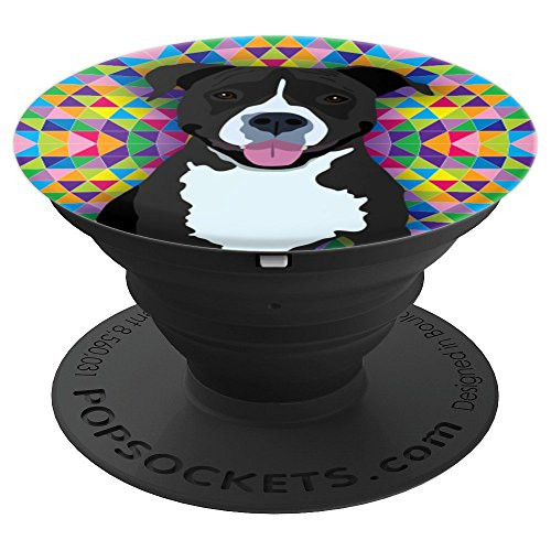 Pit Bull Dog Lover Gift PopSockets Grip and Stand for Phones and Tablets