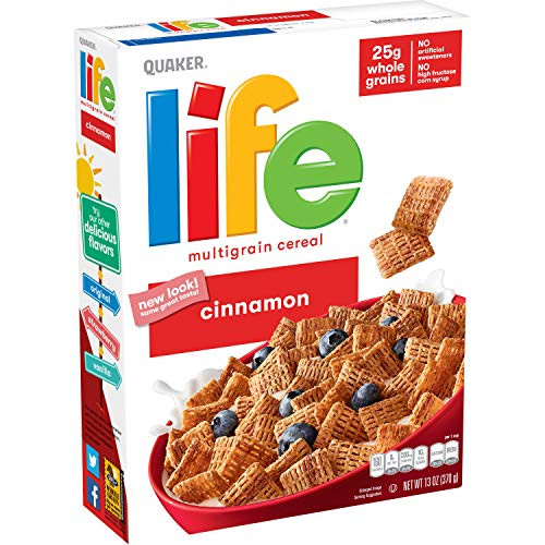 Quaker Cinnamon Life Cereal 13 Oz