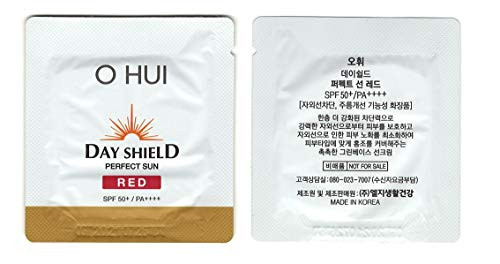 OHUI  30 X O HUI DAY SHIELD perfect sun red SPF50  PA     Sample Sachets Super Saver Than Full Size Ohui Sunscreen 1ml X 30
