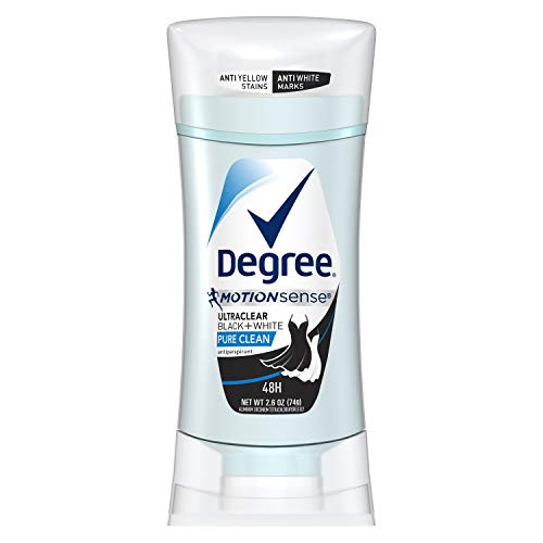 Degree UltraClear Black White Pure Clean Antiperspirant Deodorant Stick 26 oz