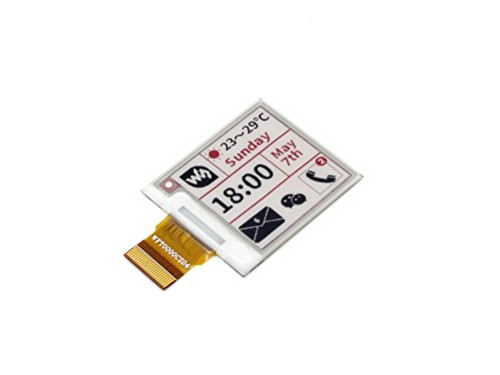 Waveshare 154inch E Ink Raw Display 200x200 Resolution with Embedded Controller Communicating via SPI Interface Supports Red Black and White Three Color Display