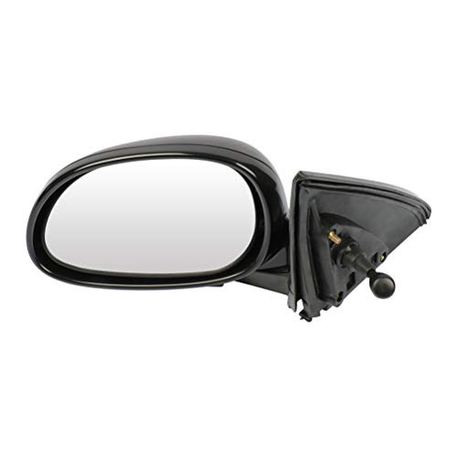 ECCPP Left Side Mirror Manual Remote Manual Folding Compatible with 1992 1995 Honda Civic