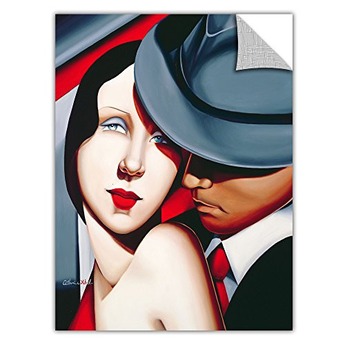 ArtWall  Adam and Eve Gangster Study Removable Graphic Wall Art by Catherine ABEL 20 by 24 Inch