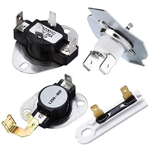 3977393 Dryer Thermal Fuse   3392519 Thermal Fuse   3977767 Dryer High Limit Thermostat   3387134 Dryer Cycling Thermostat   Replacement Part for Whirlpool Kenmore Dryer