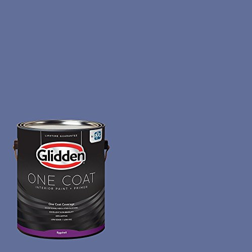 Glidden Interior Paint   Primer  Purple Blueberry Patch One Coat Eggshell 1 Gallon