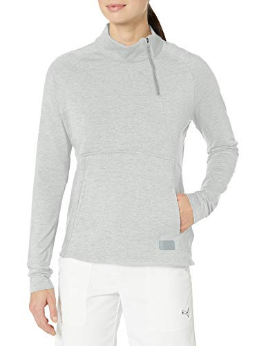 PUMA Golf 2020 Women s Cloudspun 1 4 Zip Quarry Heather XX Large