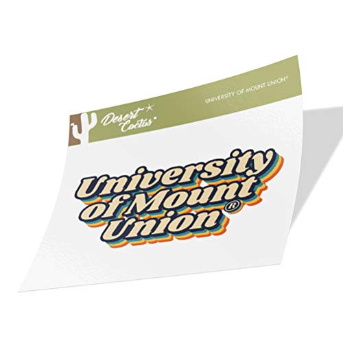 University of Mount Union Purple Raiders NCAA Vinyl Decal Laptop Water Bottle Car Scrapbook  70 s Name Sticker