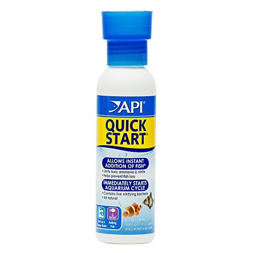 API QUICK START Freshwater and Saltwater Aquarium Nitrifying Bacteria 4 Ounce Bottle