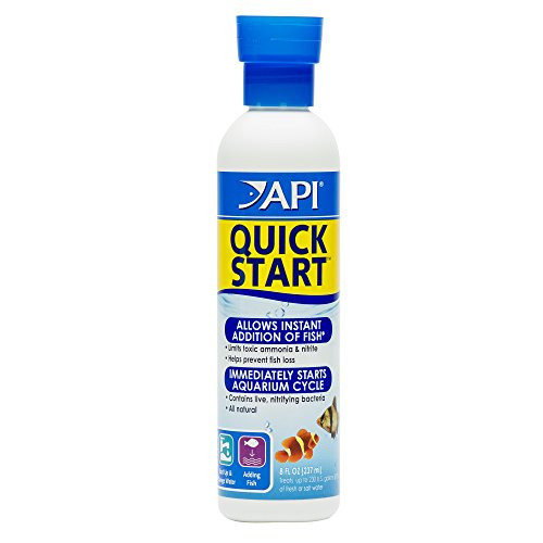 API Quick Start Freshwater and Saltwater Aquarium Nitrifying Bacteria 8 Ounce Bottle