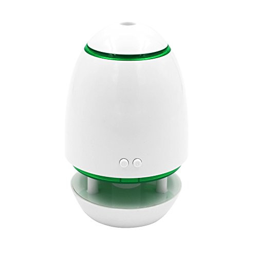 KINGZHUO USB Essential Oil Diffuser Air Refresher Ultrasonic Aromatherapy Diffusers with 7 Colorful LED lights For Office Car Home (Green)