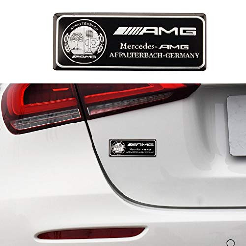 HANBAO Affalterbach Mercedes AMG Special Edition Emblem Metal Badge Emblem Sticker Replacement for All Mercedes Benz Accessories 1PC  Black