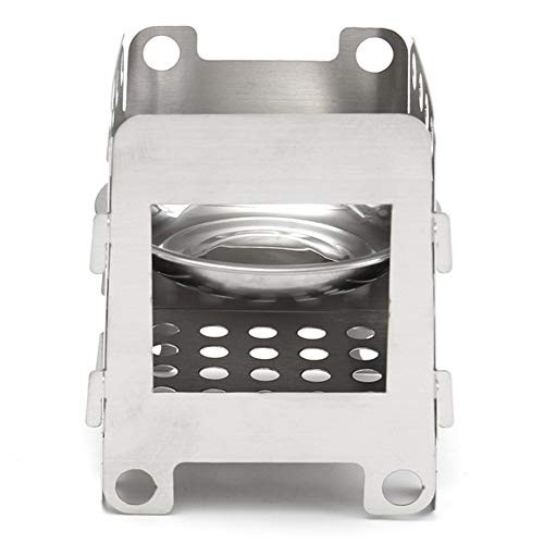 GYDJ Camping Stove Portable Folding Outdoors Stainless Steel Wood Stove for Outdoor Hiking Traveling Picnic Burning Backpacking Stove GYDJ Camping Stove Portable Folding Outdoors Stainless Steel Wood Stove for Outdoor Hiking Traveling Picnic Burning Backpacking Stove