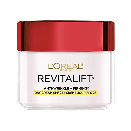 Face Moisturizer with SPF 25 by LOreal Paris Revitalift Anti Aging Face Moisturizer with Pro Retinol and Centella Asiatica Paraben Free Suitable for Sensitive Skin 255 oz  Packaging May Vary