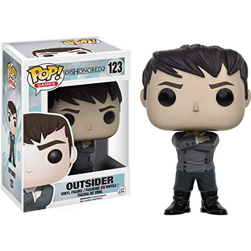 Funko Outsider  Dishonored 2 x POP  Games Vinyl Figure   1 PET Plastic Graphical Protector Bundle   123   11412   B
