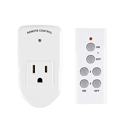 Century Wireless Remote Control Electrical Outlet Switch for Household Appliances (1 Pack)