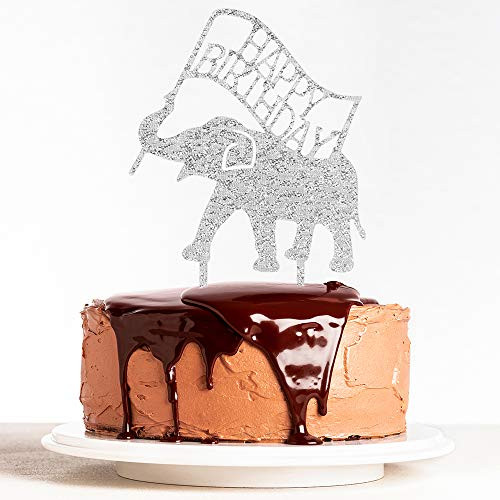 WeBenison Animal Theme Happy Birthday Cake Topper Baby Shower 1st 3rd Birthday Cake Topper Zoo Animals Kid s Birthday Party Decorations Silver WeBenison Animal Theme Happy Birthday Cake Topper Baby Shower 1st 3rd Birthday Cake Topper Zoo Animals Kid s Birthday Party Decorations Silver