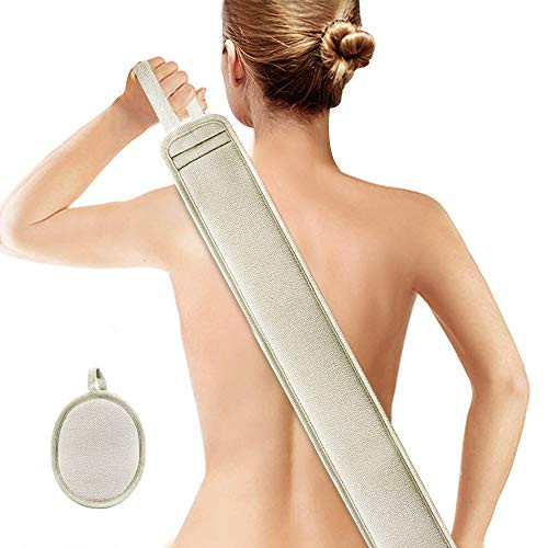 Back Scrubber for Shower Suntee Exfoliating Loofah Back Scrubber with handles and Exfoliating Loofah Sponge Pads Set Deep Clean Invigorate Your Skin 35 x 386 inches Back Scrubber for Shower Suntee Exfoliating Loofah Back Scrubber with handles and Exfoliating Loofah Sponge Pads Set Deep Clean Invigorate Your Skin 35 x 386 inches