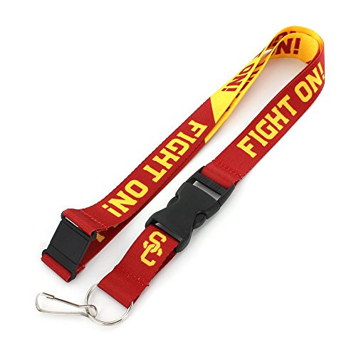 aminco NCAA USC Trojans Slogan Lanyard