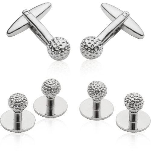 Cuff Daddy Mens Golf Formal Set Cufflinks   Studs with Presentation Box