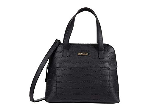 Nautica Key Largo 2 Dome Satchel Black 1 One Size