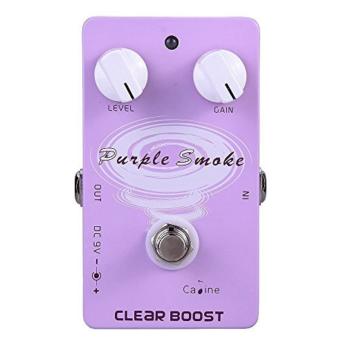 Caline USA CP 22 Purple Smoke Clear Boost Guitar Effect Pedal