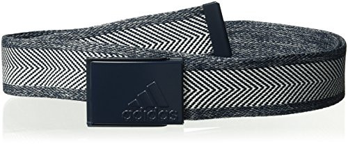 adidas Golf Heather Webbing Belt Collegiate Navy White One Size