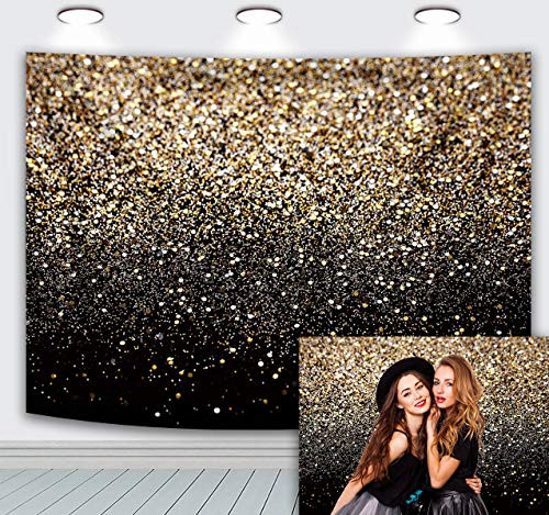 Gold Glitter Sequin Spot Backdrops Starry Sky Shining Astract Photo Background Party Wedding Children Newborn Photography Studio Props