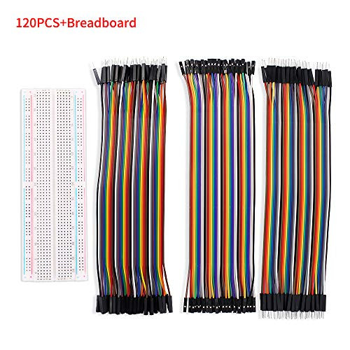 WOWOONE 120pcs 20cm Breadboard Jumper Wires Assorted Kit with ArduinoIDE Raspberry Pi 3 40pin Male to Female 40pin Male to Male 40pin Female to Female Breadboard Ribbon Cables Dupont Wire Kit WOWOONE 120pcs 20cm Breadboard Jumper Wires Assorted Kit with ArduinoIDE Raspberry Pi 3 40pin Male to Female 40pin Male to Male 40pin Female to Female Breadboard Ribbon Cables Dupont Wire Kit