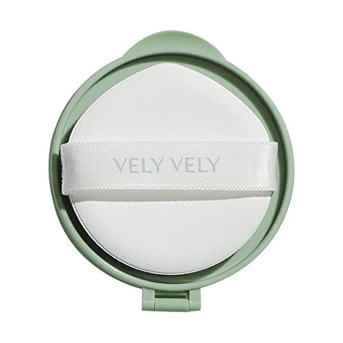 VELY VELY Dermagood Green Cushion   Brightening Wrinkle Improvement UV Protection Hypo Allergenic for All Skin Type Herbal Flower Complex  Dermatologist Tested  15g 053oz  SPF 50  PA      23 Natural Refill Only