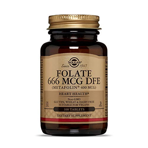 Folate 666 MCG DFE  Metafolin® 400 MCG  Tablets   100 Count