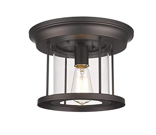 Rosient Flush Mount Lights Indoor Outdoor Flush Mount Ceiling Lights Fixture with Oil Rubbed Bronze Finish Rosient Flush Mount Lights Indoor Outdoor Flush Mount Ceiling Lights Fixture with Oil Rubbed Bronze Finish