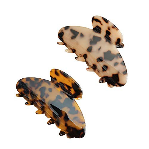 Hair Claw Clips for Women Tiction 2 Pack Big Banana Clips Hair Clips for Women Thick Hair Acrylic Leopard Print Tortoise Barrettes Celluloid French Design Hair Accessories for Girls Women Hair Claw Clips for Women Tiction 2 Pack Big Banana Clips Hair Clips for Women Thick Hair Acrylic Leopard Print Tortoise Barrettes Celluloid French Design Hair Accessories for Girls Women