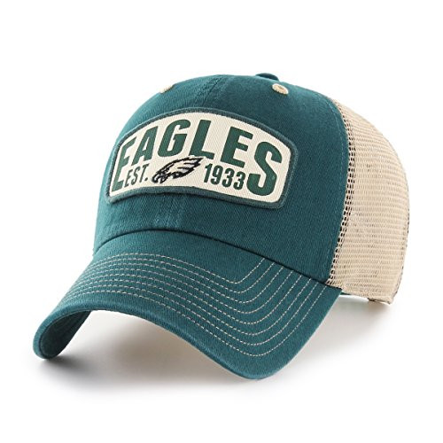 OTS NFL Philadelphia Eagles Men s Woodford Challenger Adjustable Hat Team Color One Size