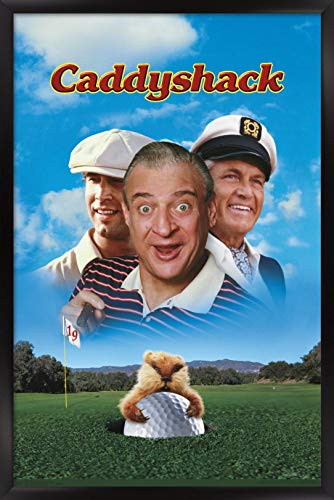 Trends International Caddyshack   Key Art 14725  x 22375  Black Framed Version