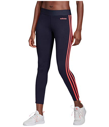 adidas Female Essentials 3 Stripes Tights Ink Signal PinkS