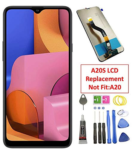 Replacement LCD Screen Touch Digitizer Display for Samsung Galaxy A20s A207 A207F A207M SM A207F DS SM A207M DS SM A2070 with Tools  A20S