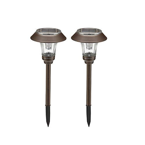Greenstell Solar Pathway Lights 2 Pack Outdoor Decorative Solar Powered Garden Lights Waterproof Auto On Off Solar Led Landscape Lights for Lawn Path Yard Patio Walkway Color Brown Greenstell Solar Pathway Lights 2 Pack Outdoor Decorative Solar Powered Garden Lights Waterproof Auto On Off Solar Led Landscape Lights for Lawn Path Yard Patio Walkway Color Brown