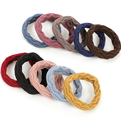Thick Hair Ties No Metal Ponytail Holders Seamless Hair Bands Cotton Elastics Hair Ties For Women Elastic Headband Hair Accessories Thick Hair Ties No Metal Ponytail Holders Seamless Hair Bands Cotton Elastics Hair Ties For Women Elastic Headband Hair Accessories