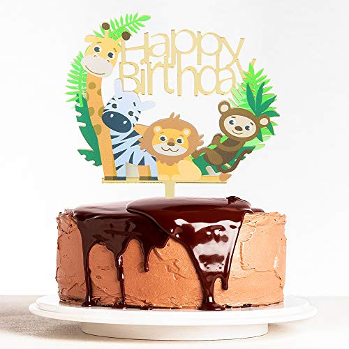 WeBenison Animal Theme Happy Birthday Cake Topper Baby Shower 1st 3rd Birthday Cake Topper Zoo Animals Kid s Birthday Party Decorations WeBenison Animal Theme Happy Birthday Cake Topper Baby Shower 1st 3rd Birthday Cake Topper Zoo Animals Kid s Birthday Party Decorations