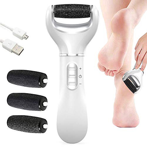 REDSTORM Electric Foot Callus Removers Portable Foot File Pedicure Tool Professional Rechargeable Callus Pedicure Care Kit Ideal for Dead Skin Hard and Cracked Dry Skin